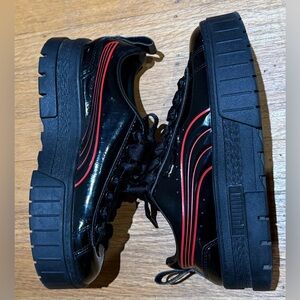 PUMA x Batman Mayze Platform Sneakers – Black/Red (Women’s 7.5)